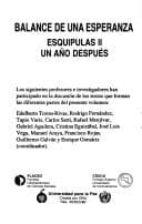 Tapa de Balance de una esperanza