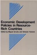 Tapa de Economic development policies in resource-rich countries