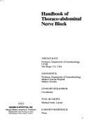 Tapa de Handbook of thoraco-abdominal nerve block