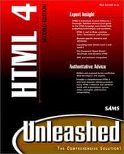 Tapa de HTML 4 unleashed