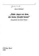 Tapa de "Habe Angst vor dem der keine Zweifel kennt"