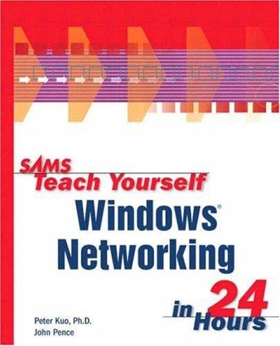 Tapa de Sams teach yourself Windows networking in 24 hours