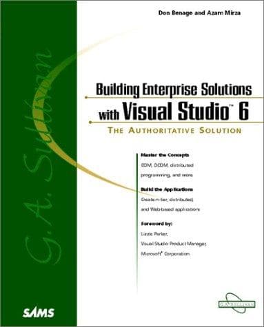 Tapa de Building Enterprise Solutions with Visual Studio 6
