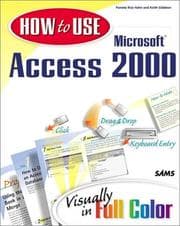 Tapa de How to use Microsoft Access 2000