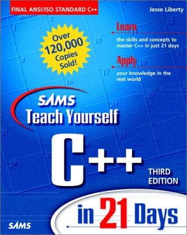 Tapa de Teach yourself C++ in 21 days
