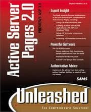 Tapa de Active Server Pages 2.0 unleashed