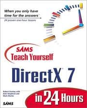 Tapa de Sams teach yourself DirectX 7 in 24 hours