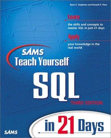 Tapa de Sams teach yourself SQL in 21 days