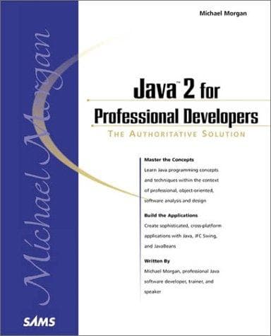Tapa de Java 2 for Professional Developers (Professional)