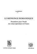 Tapa de Le mensonge romanesque