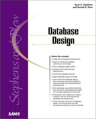 Tapa de Database Design (Sams Teach Yourself)