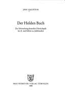 Tapa de Der Helden Buch