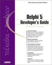 Tapa de Borland Delphi 5 Developer's Guide