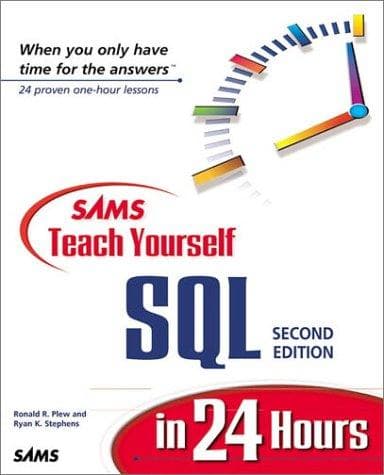 Tapa de Sams teach yourself SQL in 24 hours
