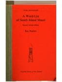 Tapa de A word-list of South Island Maori