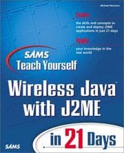 Tapa de Sams teach yourself wireless Java with J2ME in 21 days