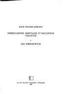 Tapa de Dissertationes orientales et balcanicae collectae