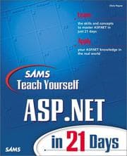 Tapa de Sams teach yourself ASP.NET in 21 days