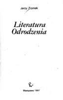 Tapa de Literatura Odrodzenia