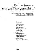 Tapa de "Es hat immer nur grad' so gereicht--"