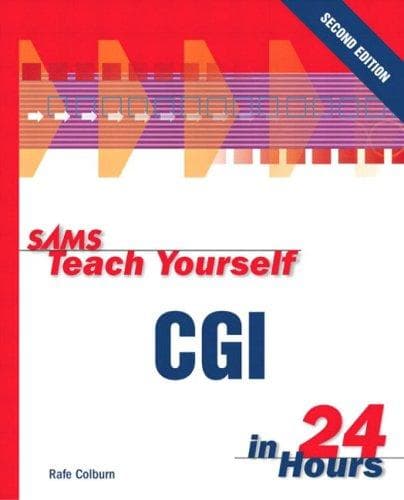 Tapa de Sams Teach Yourself CGI in 24 Hours