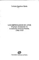 Tapa de Los empresarios de ayer