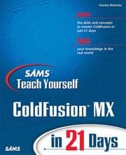 Tapa de Sams Teach Yourself ColdFusion in 21 Days