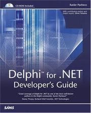 Tapa de Delphi for .NET Developer's Guide, First Edition