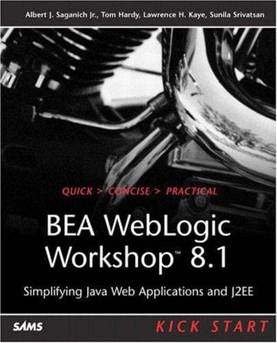 Tapa de BEA WebLogic Workshop 8.1 Kick Start