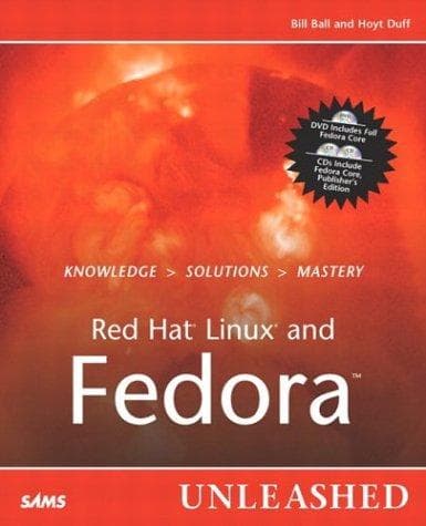 Tapa de Red Hat Linux Fedora unleashed