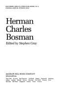 Tapa de Herman Charles Bosman