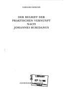 Tapa de Der Begriff der praktischen Vernunft nach Johannes Buridanus