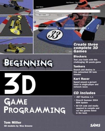 Tapa de Beginning 3D game programming