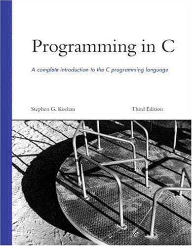 Tapa de Programming in C