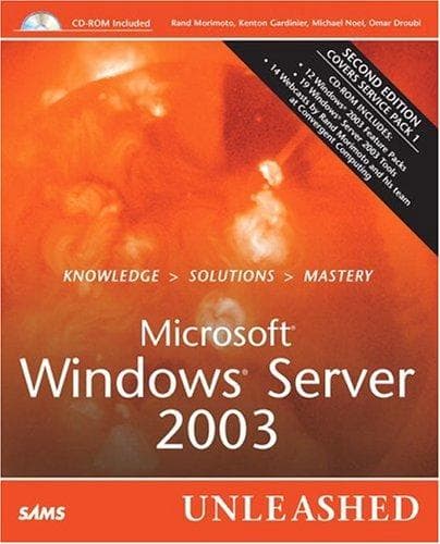 Tapa de Microsoft Windows Server 2003 Unleashed