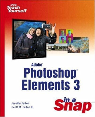 Tapa de Adobe Photoshop Elements 3 in a Snap