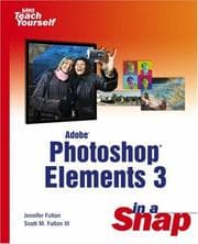 Tapa de Adobe Photoshop Elements 3 in a Snap
