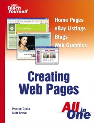 Tapa de Creating web pages