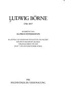 Tapa de Ludwig Börne 1786-1837