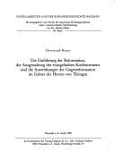 Tapa de Die Einführung der Reformation, die Ausgestaltung des evangelischen Kirchenwesens und die Auswirkungen der Gegenreformation im Gebiet der Herren von Thüngen