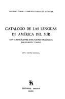 Tapa de Catálogo de las lenguas de América del Sur