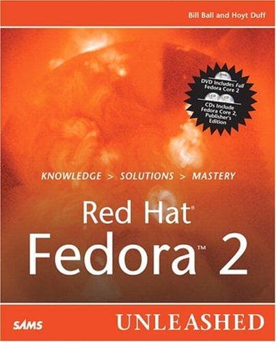 Tapa de Red Hat Fedora 2 unleashed