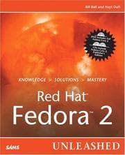 Tapa de Red Hat Fedora 2 unleashed