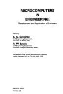 Tapa de Microcomputers in engineering