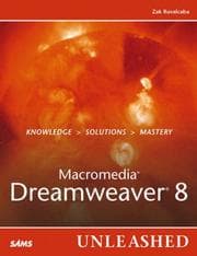 Tapa de Macromedia Dreamweaver 8 unleashed