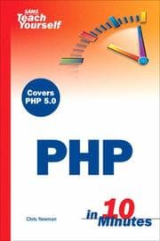 Tapa de Sams Teach Yourself PHP in 10 Minutes