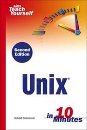 Tapa de Sams teach yourself Unix in 10 minutes