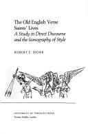 Tapa de The Old English verse saints' lives