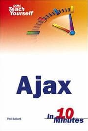 Tapa de Sams Teach Yourself AJAX in 10 Minutes