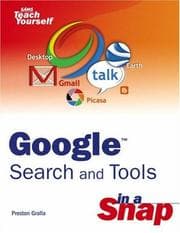 Tapa de Google search and tools in a snap